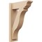 Ekena Millwork 5 1/2-in W x 14-in D x 22-in H Funston Trad Rough Cedar Woodgrain TimberThane Outlooker, Primed Tan OUTUR055X14X22FST04RCPR - alternate 1